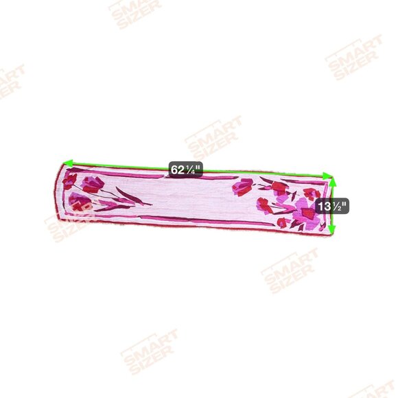 Artisan Tulip Print Silk Scarf Ann Klein Elegant Lightweight Silk Chiffon Oblong - Picture 6 of 6